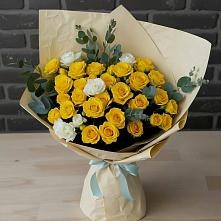 Букет цветов из:  Розы в Федино