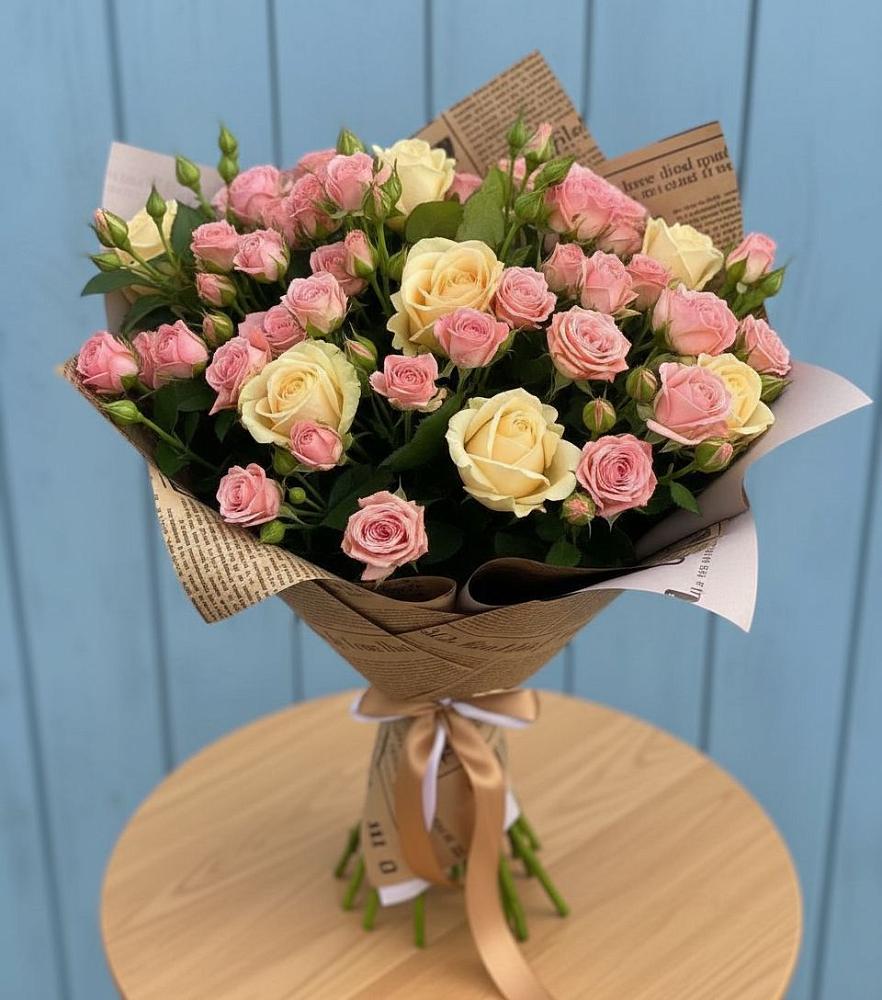 Букет цветов из: Розы в Федино