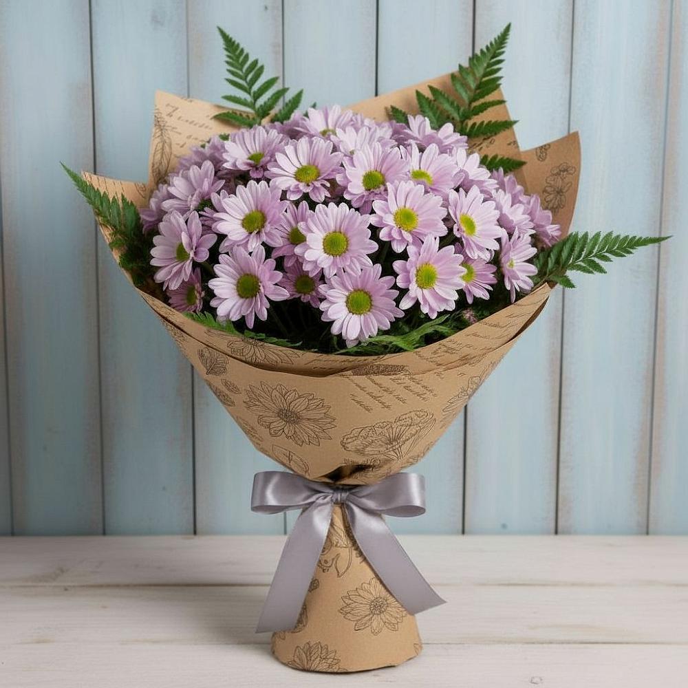 Букет цветов из: Хризантемы в Федино