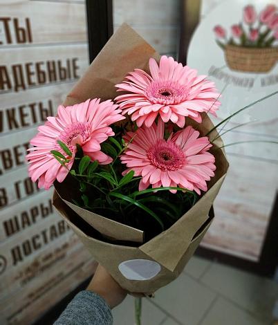 Букет цветов из: Герберы в Федино