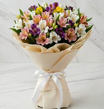 Букет цветов из:  Альстромерии в Федино