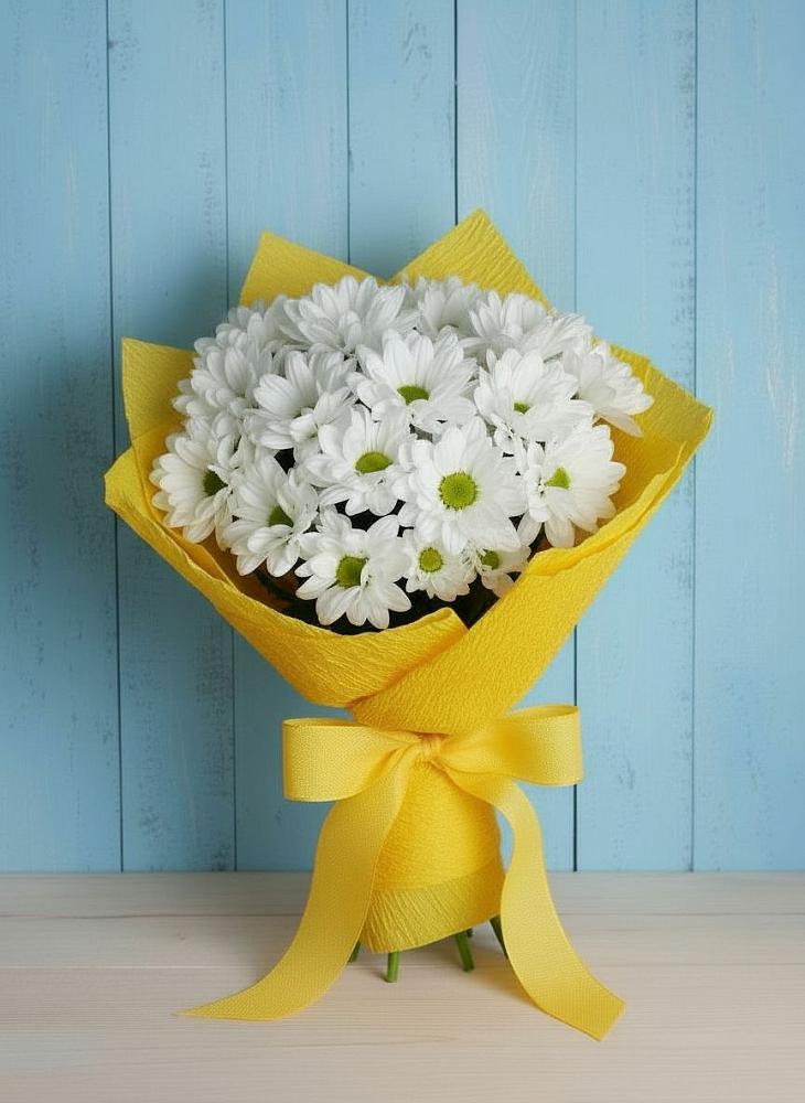 Букет цветов из: Хризантемы в Федино