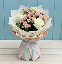 Букет цветов из:  Розы в Федино