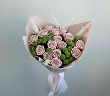 Букет цветов из:  Розы и Хризантемы в Федино