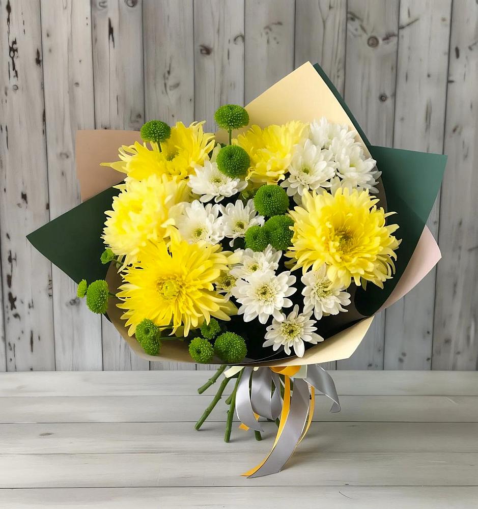 Букет цветов из: Хризантемы в Федино