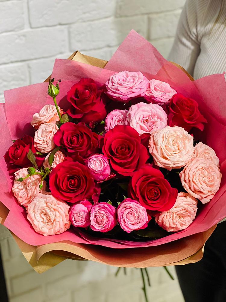 Букет цветов из: Розы в Федино