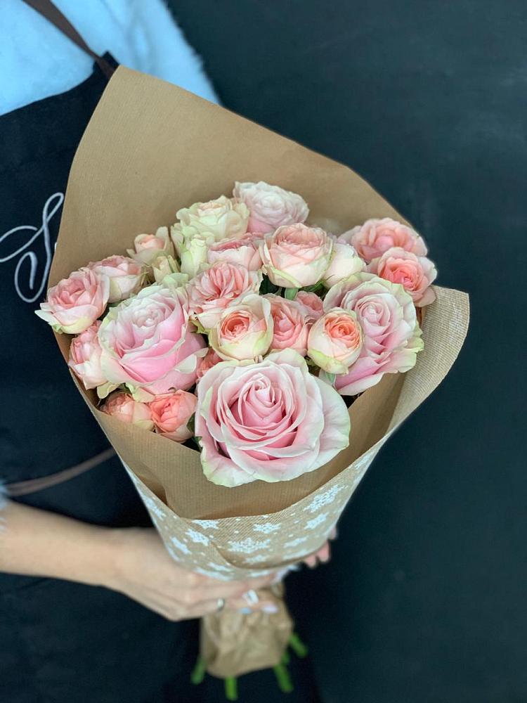 Букет цветов из: Хризантемы и Розы в Федино