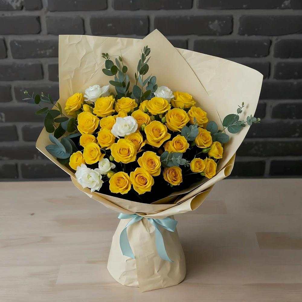 Букет цветов из: Розы в Федино