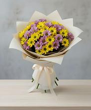 Букет цветов из:  Хризантемы в Федино
