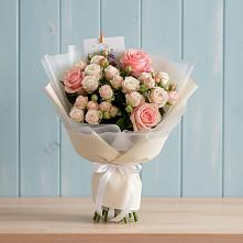 Букет цветов из:  Розы в Федино