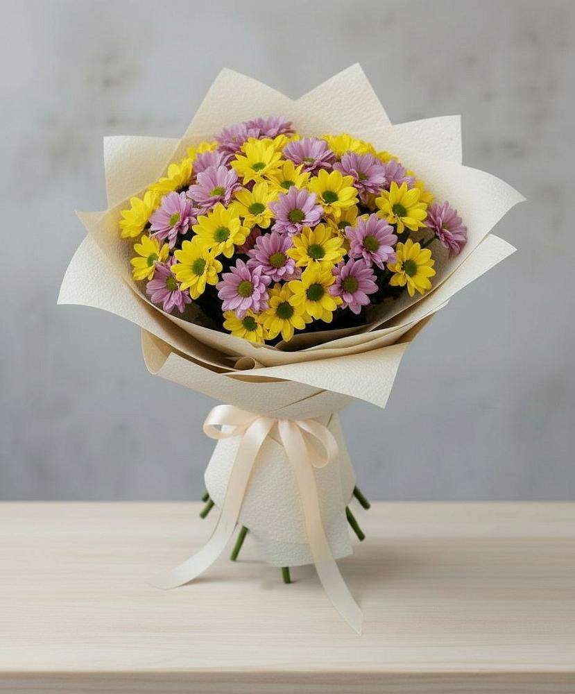 Букет цветов из: Хризантемы в Федино