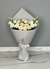 Букет цветов из:  Розы и Лизиантусы в Федино